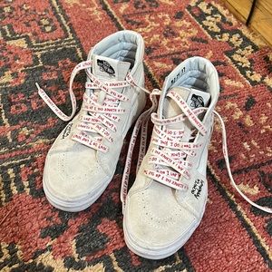 DS Vans Sk8-Hi A Tribe Called Quest ATCQ True White/Red NYC Exclusive